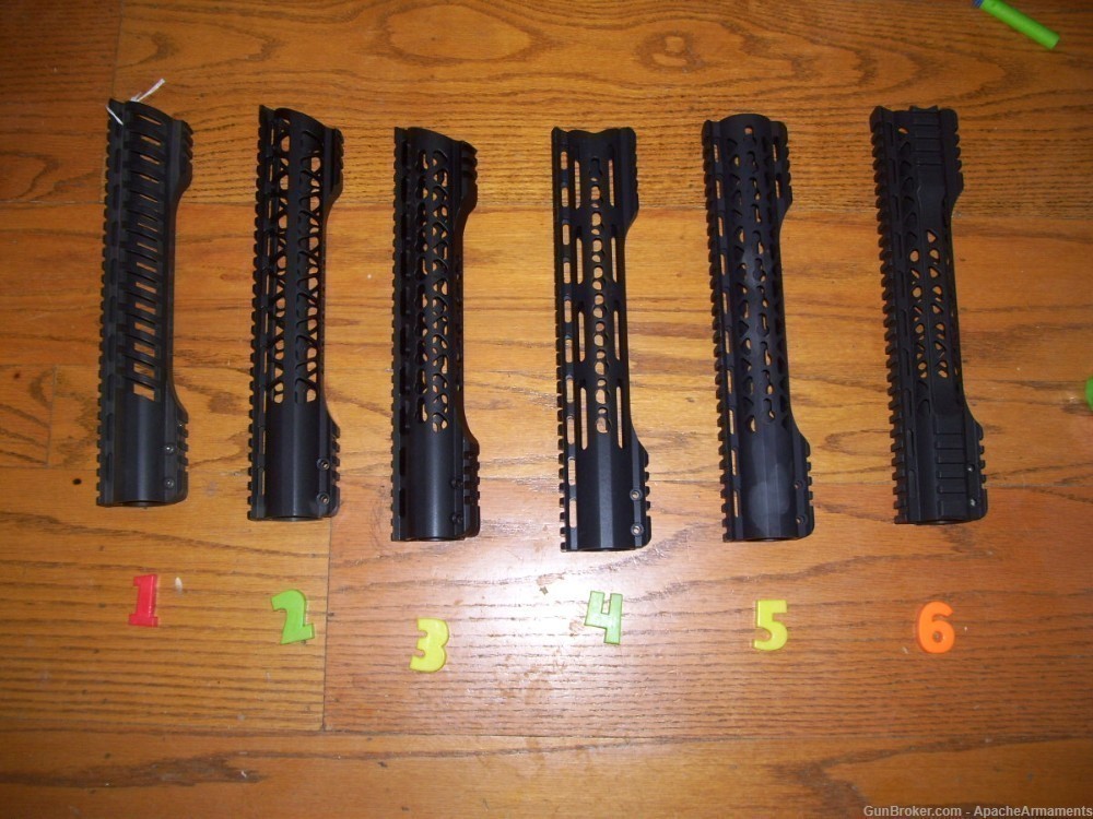 12" Handguards for AR-15, 100% USA made -  all 4 for one price-img-0