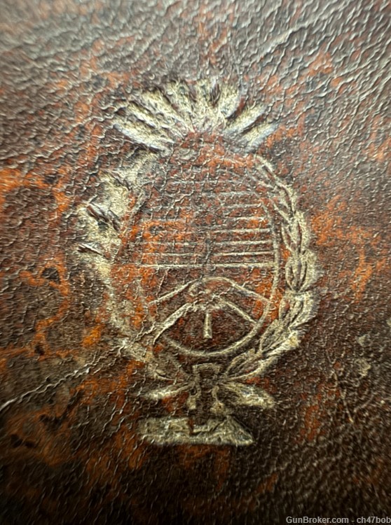 ARGENTINE MAUSER 1909 CAVALRY CARBINE LEATHER SCABBARD CREST R BALL's BOOK-img-1
