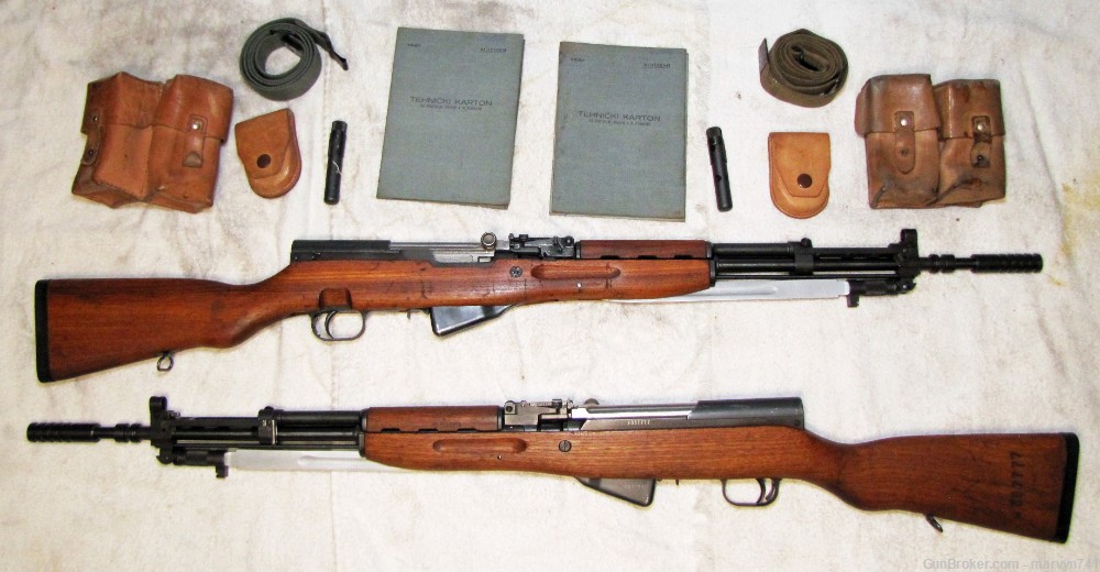 Two SKS Yugo rifles with sequential serial numbers with accessories-img-0