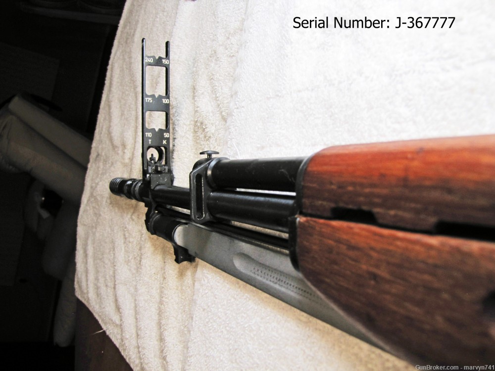 Two SKS Yugo rifles with sequential serial numbers with accessories-img-13