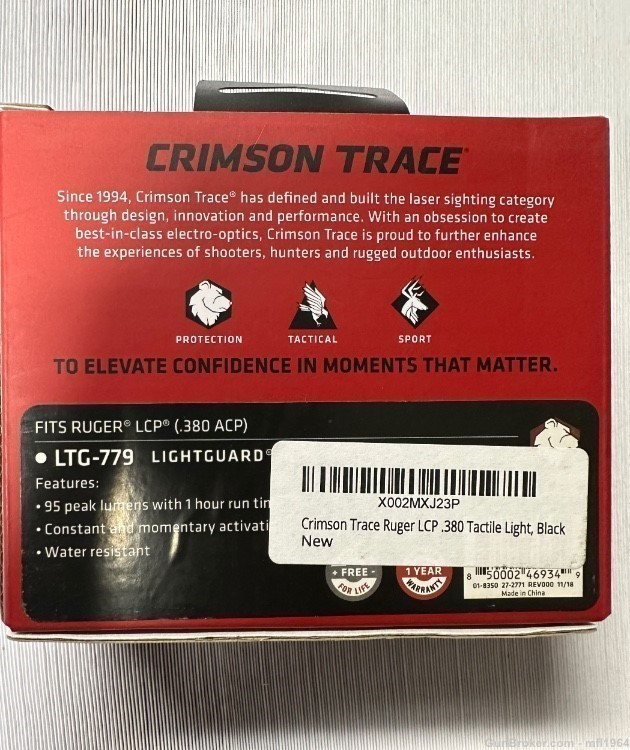 Crimson Trace LGT-779 Lightguard NIB-img-1