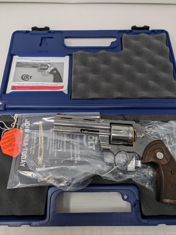 -NEW- COLT PYTHON 4.25" STAINLESS NEW IN BOX TAKE A LOOK NO CC FEES!-img-3
