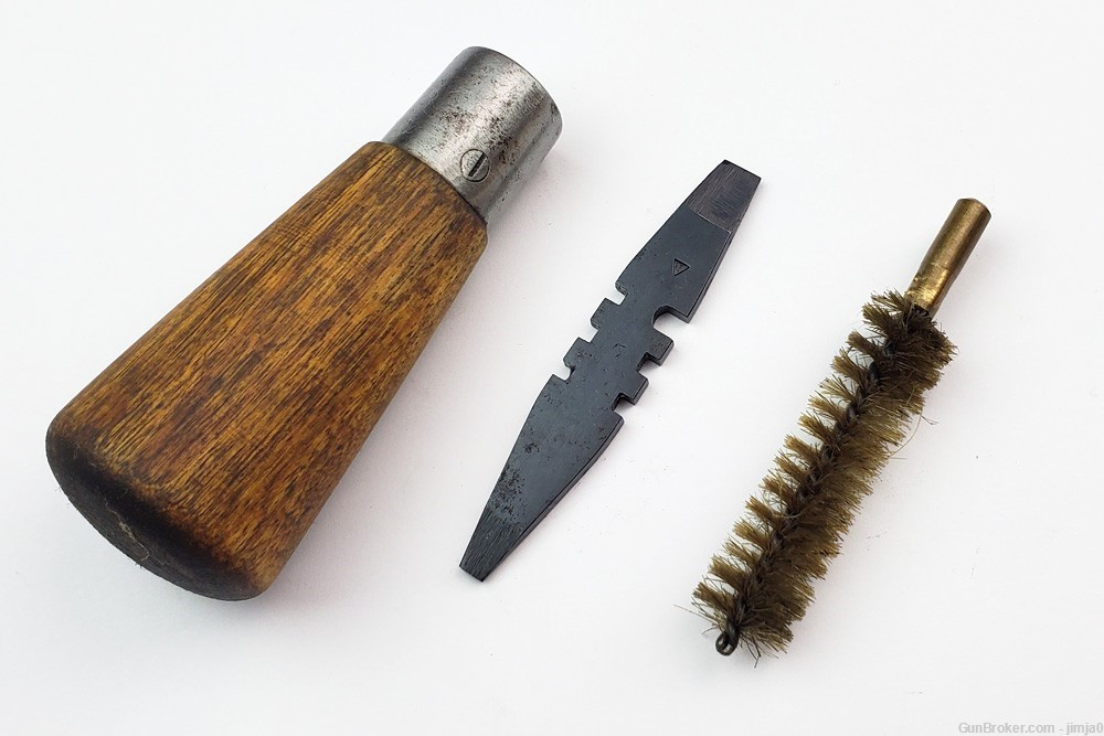 Original Soviet Mosin Nagant screwdriver, tool and bore brush set - Izhevsk-img-0