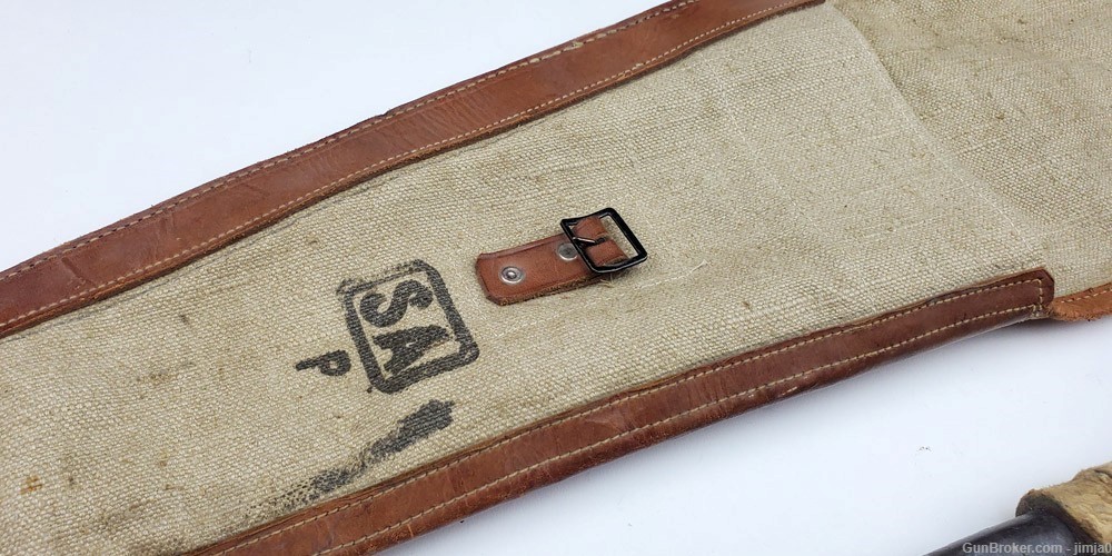 WWII era Finnish military Wire Cutters and SA marked canvas pouch-img-2