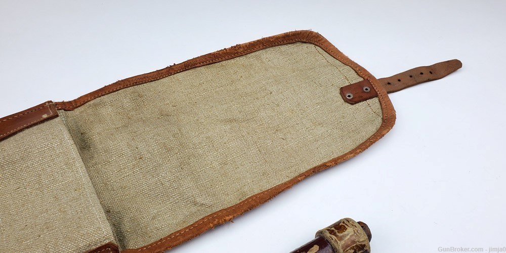 WWII era Finnish military Wire Cutters and SA marked canvas pouch-img-3
