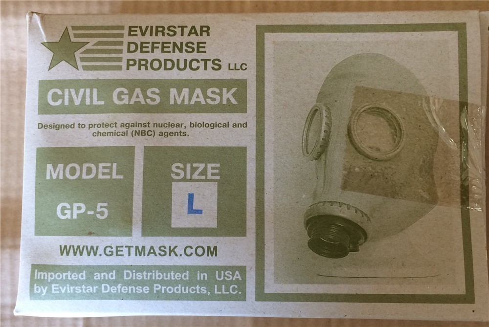 GAS MASKS Full case 16 ADULT size NUCLEAR BIOLOGICAL CHEMICAL *LAST ONES*-img-1