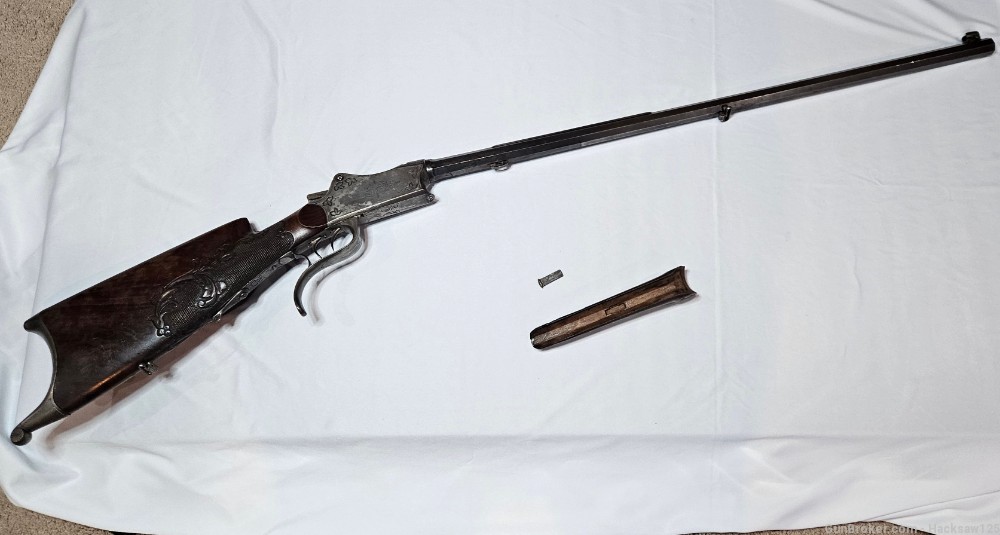 German Schuetzen Target Rifle -img-12