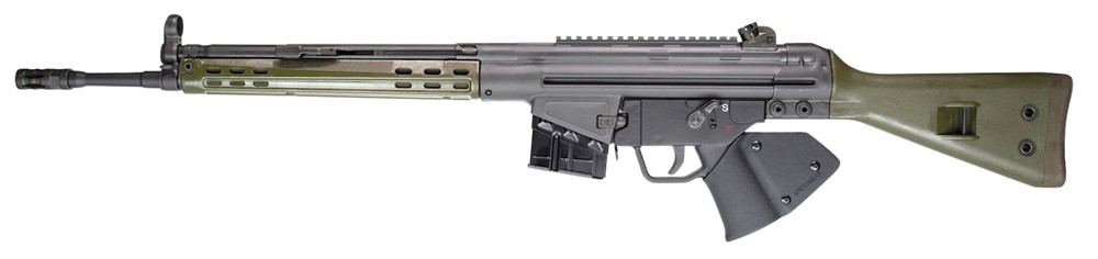 PTR GIR PTR 400 CA Compliant 7.62x51mm NATO Rifle 18 10+1 Black/Green Stock-img-0