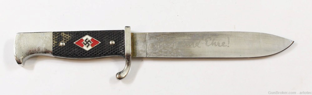 Lot of 2 GERMAN WWII knife and dagger YOUTH and ARMY REPRODUCTION PENNY Auc-img-1