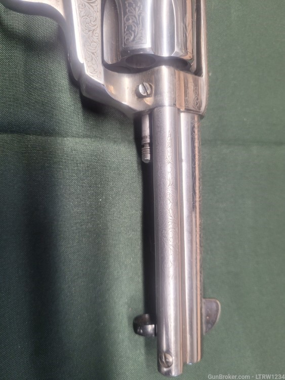 Cimmeron/Pietta 45LC SAA engraved revolver.-img-7