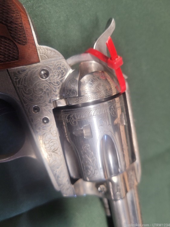 Cimmeron/Pietta 45LC SAA engraved revolver.-img-4