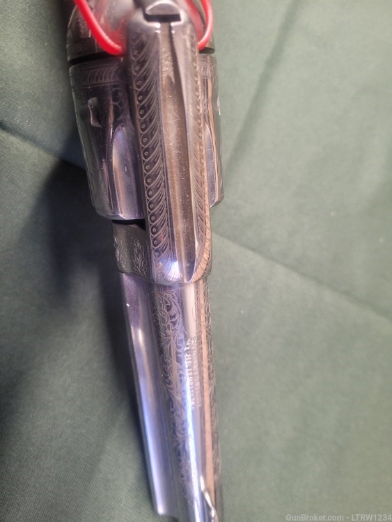 Cimmeron/Pietta 45LC SAA engraved revolver.-img-3