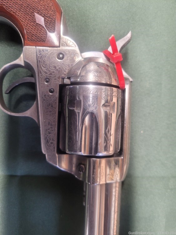 Cimmeron/Pietta 45LC SAA engraved revolver.-img-5