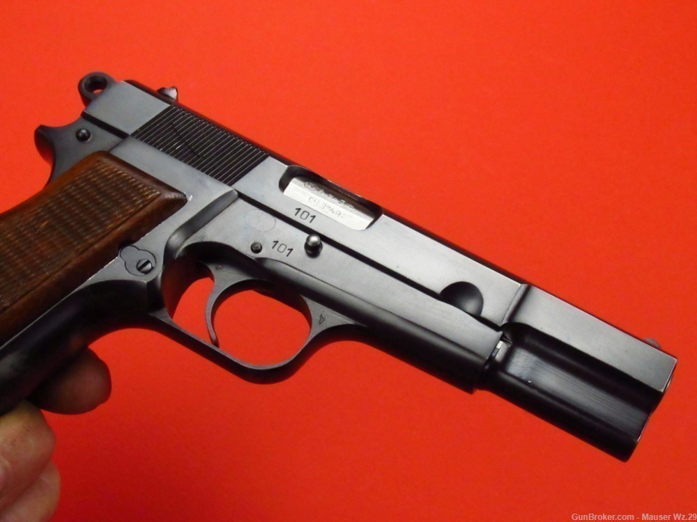 Rare 1948  Browning Hi Power Belgian pistol 9mm Luger P38 Mauser FN Herstal-img-33
