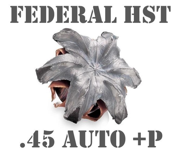 50rds Federal Premium LE Tactical HST™ .45 ACP +P HP P45HST1 self defense-img-3