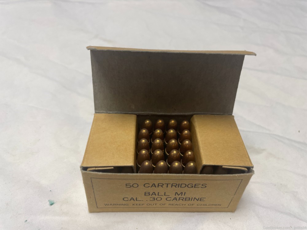PMC 30 M1 Carbine ammo  Box of 50 rounds.-img-1