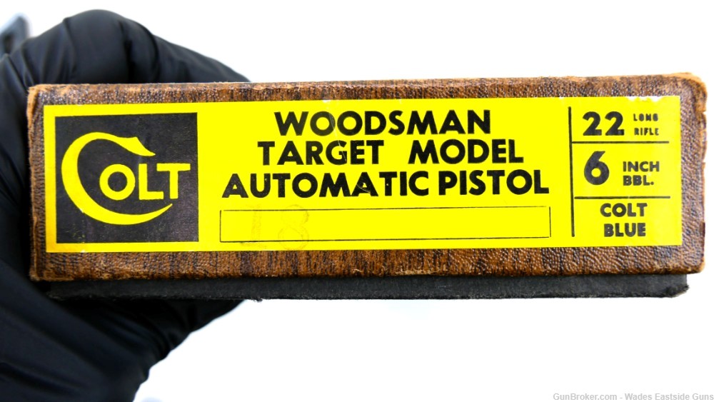 1968 COLT WOODSMAN TARGET MODEL EXCELLENT CONDITION W/ BOX AND TEST TARGET-img-18