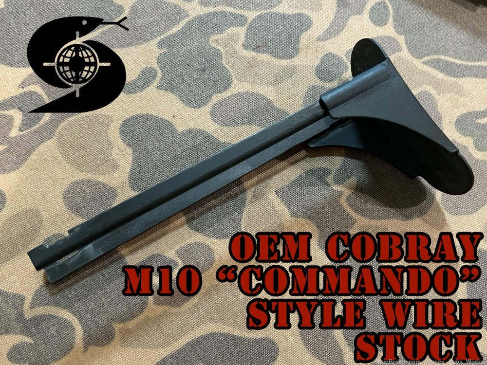 RARE SWD Cobray INGRAM M10 “Commando” Wire Stock RPB MAC-10 M10A1 SMG SAP-img-0