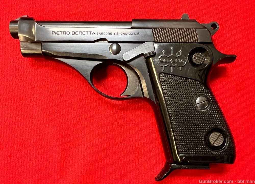 Beretta 22 LR Model 70 S 70S Pistol Excellent with Box and Manual-img-1