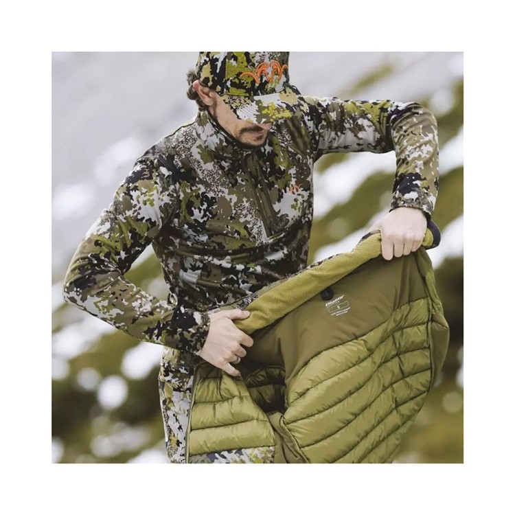 BLASER Men's Drain Halfzip, Color: Huntec Camouflage, Size: 3XL-img-5