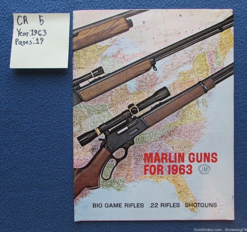 Vintage 1963 Marlin Catalog All Models Listed-img-0
