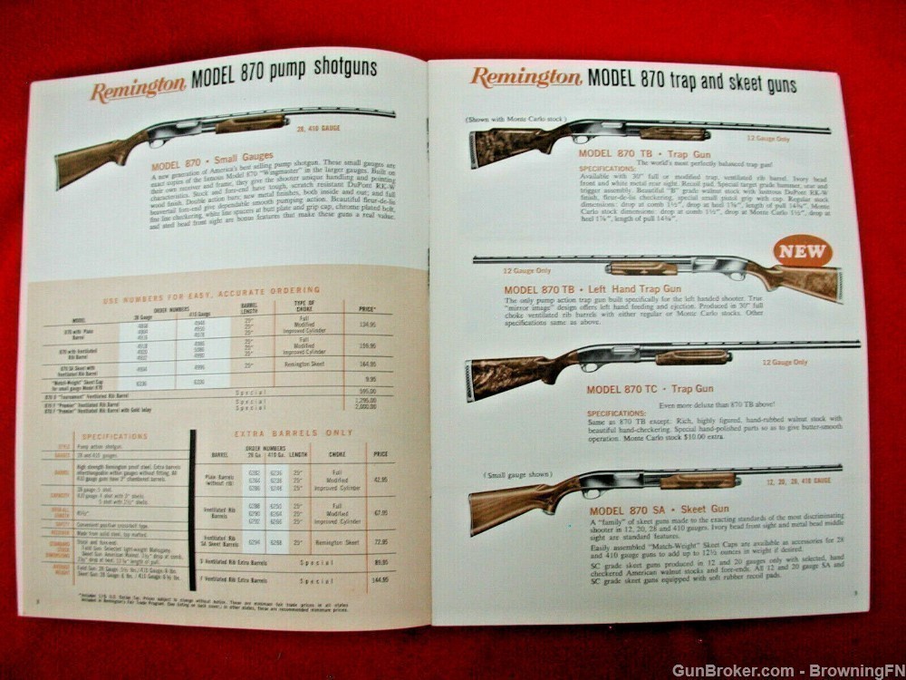 Orig Remington 1971 Catalog Model XP-100 580 540 572 788 Nylon 66 77 Apache-img-11