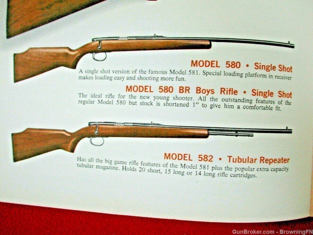 Orig Remington 1971 Catalog Model XP-100 580 540 572 788 Nylon 66 77 Apache-img-22