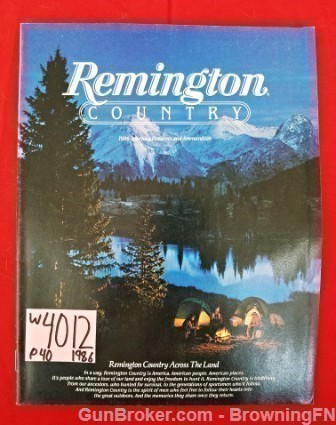 Orig Remington Catalog 1986 Model 7600 7400 Six-img-0