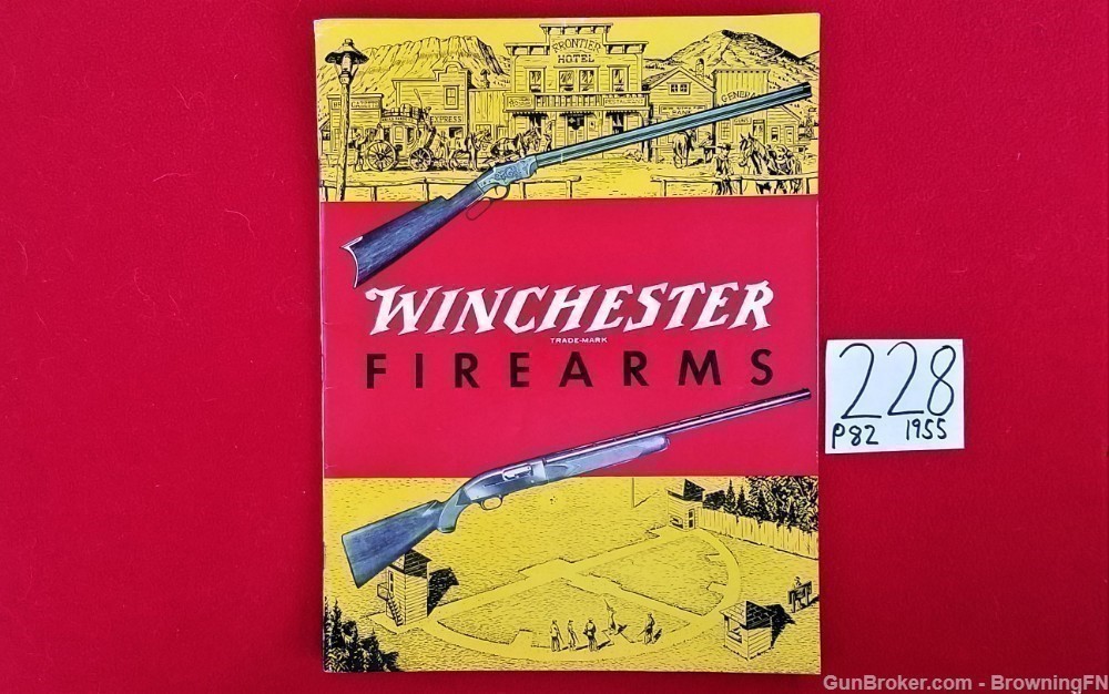 Original Winchester Firearms Catalog 1955-img-0