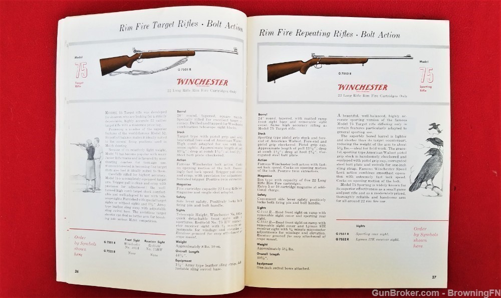 Original Winchester Firearms Catalog 1955-img-4