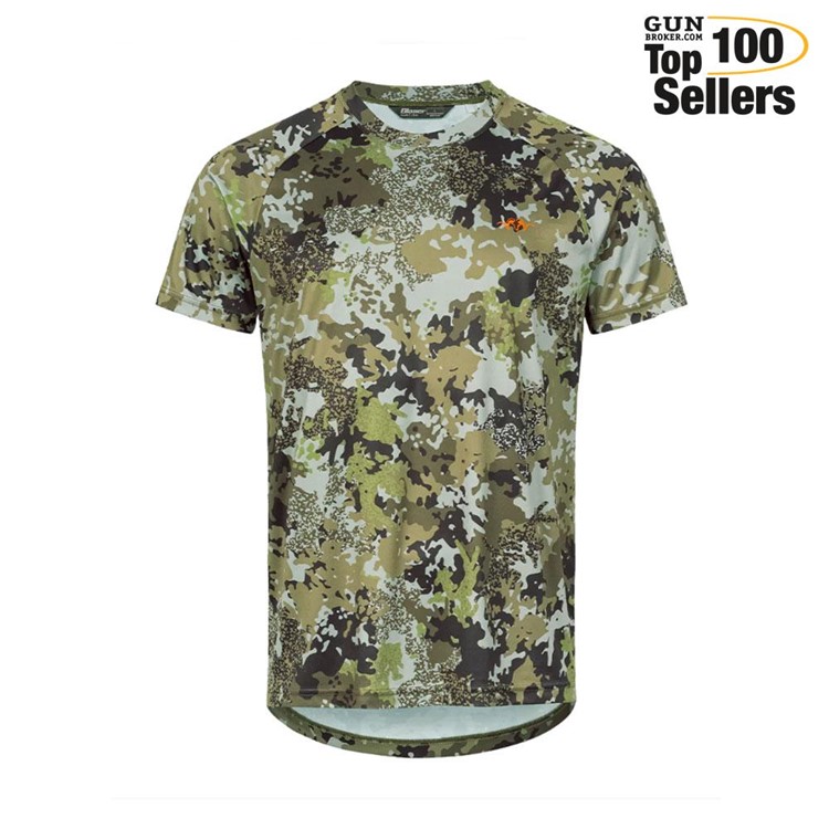 BLASER Men's Function T-Shirt 21, Color: Huntec Camouflage, Size: L-img-0