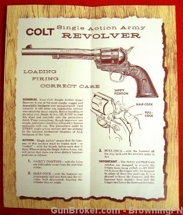 Orig Colt Flyer Model Single Action Army Revolver-img-1