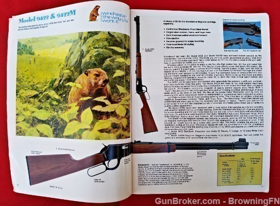 Orig Winchester Catalog 1973 Model 52 70 1200 1400-img-2