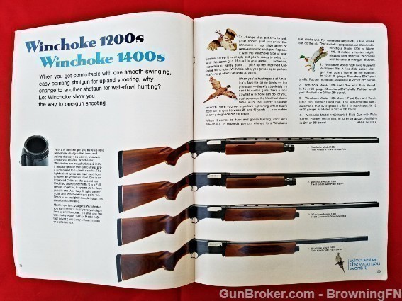 Orig Winchester Catalog 1973 Model 52 70 1200 1400-img-3