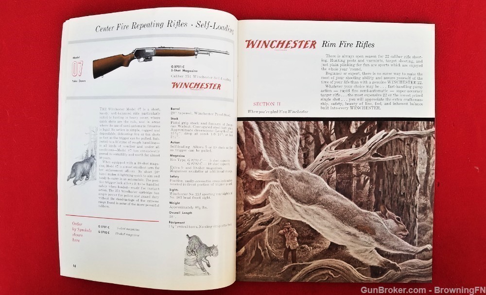 Original Winchester Firearms Catalog 1955-img-2