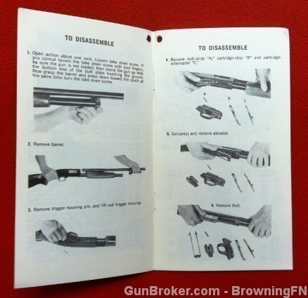 Orig Mossberg Model 500AB BB APR Owners Instruction Manual-img-1