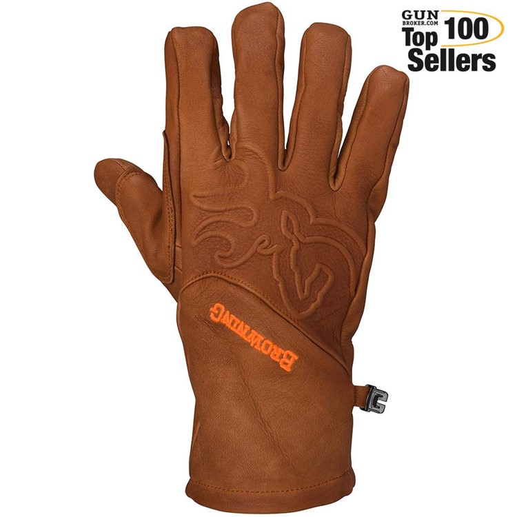 BROWNING Shooter's Gloves, Color: Tan, Size: S (3075014801)-img-0