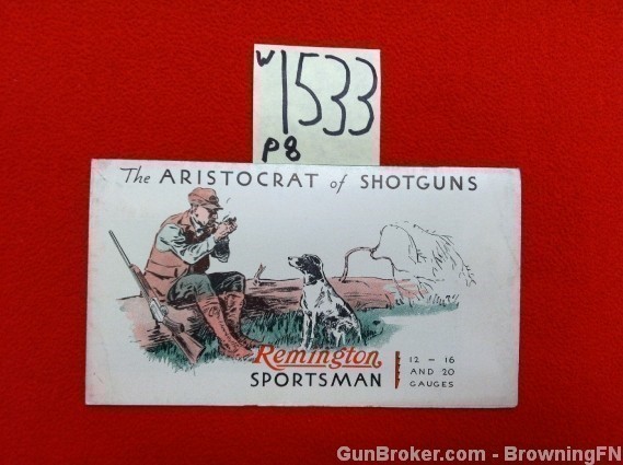Orig Remington Sportsman Shotgun Flyer Model 11 Automatic-img-0
