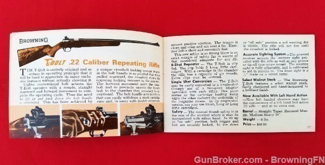 Orig Browning Arms Pocket Catalog 1971 A-5 Superposed  Safari Mauser-img-4