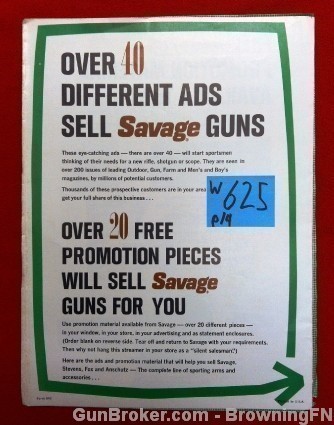 Orig Savage Dealer Promotional Flyer-img-0