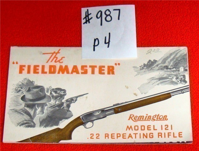 Orig Remington Intro Flyer Model 121 Fieldmaster-img-0