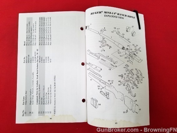 Orig Ruger Mini-14 Ranch Owners Instruction Manual 2004-img-2