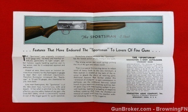 Orig Remington Sportsman Flyer 12 & 20 Gauge-img-1