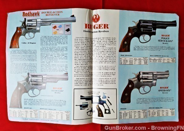 Orig Ruger Catalog 1982 Model M-77 No.1 44 10/22-img-1