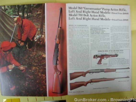 Orig Remington 1972 Catalog Model 1100 870 700-img-7