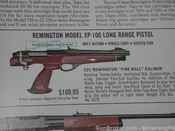 Orig Remington 1972 Catalog Model 1100 870 700-img-8