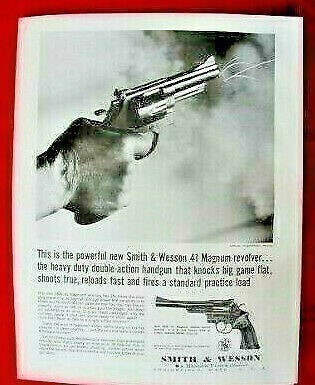 S&W Model 57 .41 Mag Magnum Intro Flyer Data Sheet-img-1