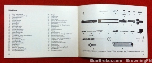 Orig Mauser Parabellum .30 9mm Luger Owners Manual-img-1