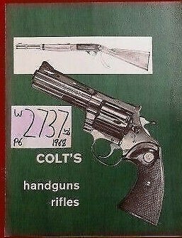 Orig Colt Handguns Rifles Price List 1968-img-0