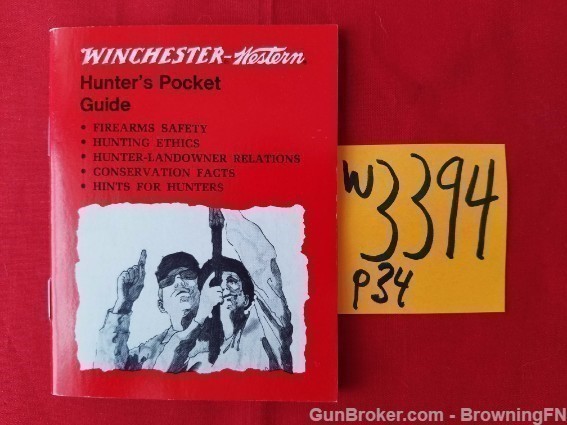 Orig Winchester Western Hunter's Pocket Guide-img-0
